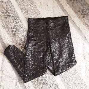 Zara Sequin crop leggings